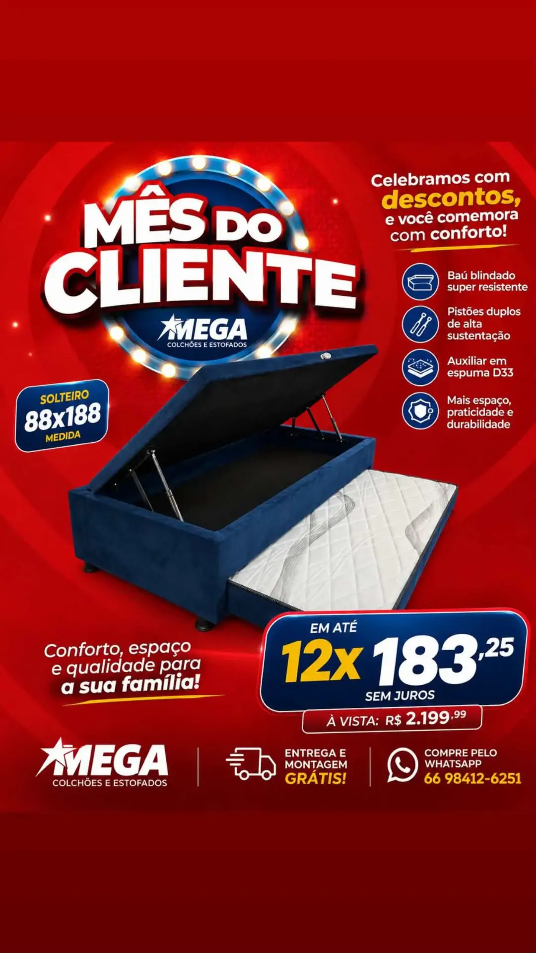 Solteiro 88x188